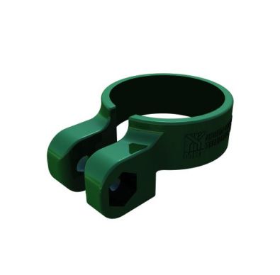 Abrazadera de plástico Quickfix en verde