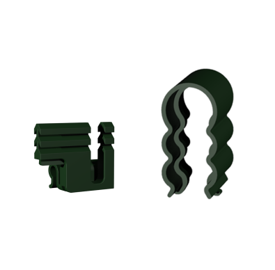 Bolsa con 50 clips y 1 pieza de unión para ocultación