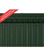 Ocultación para vallas en color verde