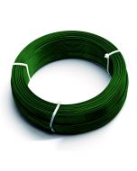 Alambre plastificado verde para tensionar mallas metálicas en alambradas