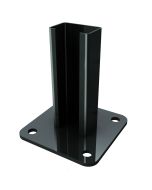 Base de acero para postes Hércules, en color gris antracita