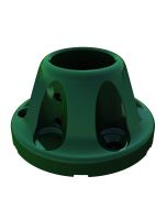 Base para poste Quickfix en color verde