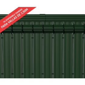 Ocultación para vallas en color verde