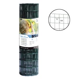 Rollo de malla soldada Jarditor 100x75 verde