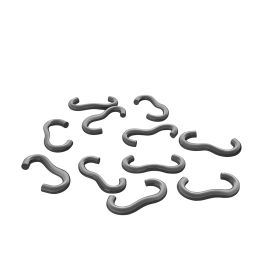 Grapas para cercados con mallas metálicas