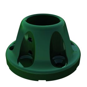 Base para poste Quickfix en color verde